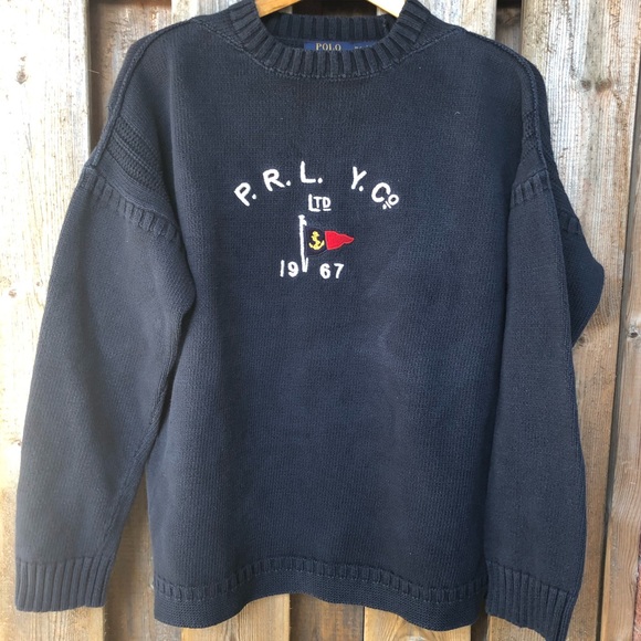 Vintage Polo Ralph Lauren Yacht Club Knit Sweater